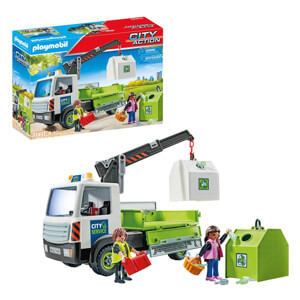 Playmobil Glass Recycling Truck with Container 71431
